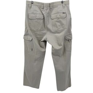 Rusty Cargo Pants Mens 34 x 30 Tan Cotton Utility Straight Leg 90s Y2K Skate